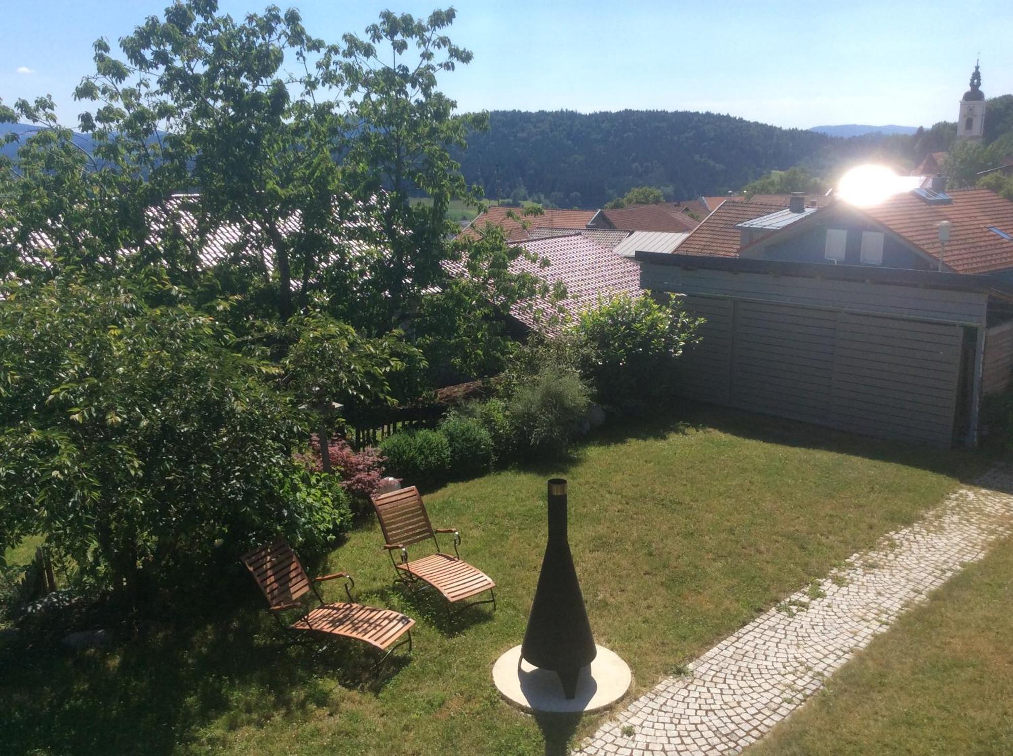 Ferienwohnungen Alpenblick Mit Garten -Panoramasauna- Kirchdorf im Wald Exteriör bild