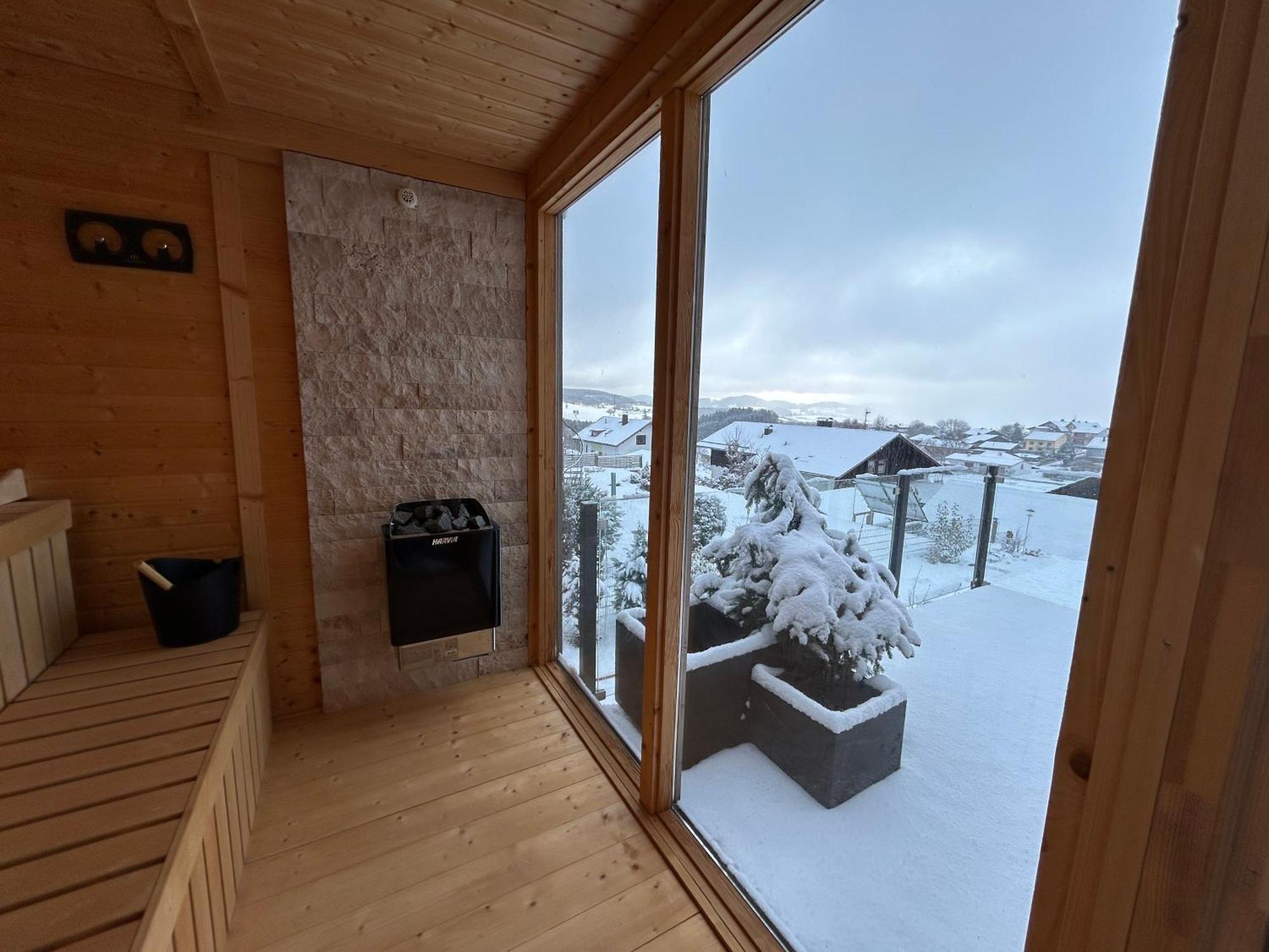 Ferienwohnungen Alpenblick Mit Garten -Panoramasauna- Kirchdorf im Wald Exteriör bild